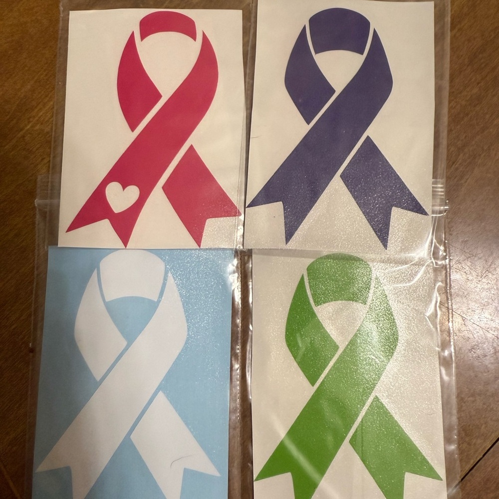Awareness Ribbon Car decals  $8 each